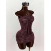 image:imageMakeMeChic Womens Halter Mini Dress Sleeveless Going Out Party Bodycon DressesPurple