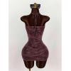 image:imageMakeMeChic Womens Halter Mini Dress Sleeveless Going Out Party Bodycon DressesPurple