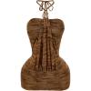 image:imageMakeMeChic Womens Halter Mini Dress Sleeveless Going Out Party Bodycon DressesMulticolor