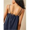 image:imageMakeMeChic Womens Flowy Mini Dress Spaghetti Strap A Line Babydoll Summer Short DressesBlue