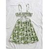 image:imageMakeMeChic Womens Summer Flowy Vacation Dress Sleeveless Flare Mini Beach DressesTropical Green