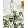 image:imageMakeMeChic Womens Summer Flowy Vacation Dress Sleeveless Flare Mini Beach DressesTropical Green