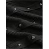 image:imageMakeMeChic Womens Summer Tank Mini Dress Y2K Square Neck Sleeveless Rivet Bodycon Short DressesBlack