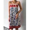 image:imageMakeMeChic Womens Letter Graphic Cami Dress Spaghetti Strap Straight Hem Mini DressesBlue