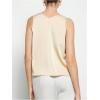 image:imageMakeMeChic Womens Colorblock V Neck Blouse Sleeveless Wrap Work Office Dressy Blouse TopBurgundy