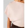 image:imageMakeMeChic Womens Off The Shoulder Tops Y2k T Shirt Short Sleeve Going Out Crop Tops BlouseKhaki