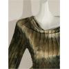 image:imageMakeMeChic Womens Cowl Neck Tops Tie Dye Shirt Bell Sleeve Hanky Hem Draped Going Out Crop TopsArmy Green