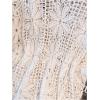 image:imageMakeMeChic Womens Plus Size Boho Tops Crochet Sweater Dolman Sleeve Beach Cover UpPlus White
