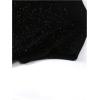 image:imageMakeMeChic Womens Sequin Tops Sparkly Glitter Crewneck Short Sleeve Going Out T ShirtBlack