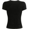 image:imageMakeMeChic Womens Sequin Tops Sparkly Glitter Crewneck Short Sleeve Going Out T ShirtBlack