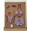 image:imageMakeMeChic Womens Bikini with Shorts Striped Bikini Set Halter Triangle Tie Backless Y2K SwimsuitPink and Brown