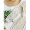 image:imageMakeMeChic Womens Boho Tops Crochet Long Cardigan Sweater Tassel Long Sleeve Hollow Out Fall OutfitsApricot