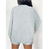 image:imageMakeMeChic Womens Half Zip Sweatshirt Western Graphic Long Sleeve Cowgirl Pullover TopsLight Grey