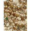 image:imageMakeMeChic Womens Metallic Glitter Sequin Halter Top Ring Linked Summer Y2K Party Tops ClubwearGold