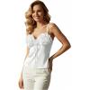 image:imageMakeMeChic Womens Satin Tank Tops 3D Floral Sleeveless Crop Tops Valentines Day OutfitWhite