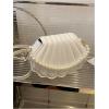 image:imageMakeMeChic Womens Seashell Shape Pearl Croccbody Handbag Leather Flap Adjustable Strap Shoulder BagWhite