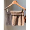 image:imageMAKEMECHIC Womens Mini Knit Skirt Bodycon Low Waisted Ribbed Sweater SkirtsCoffee Brown