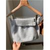 image:imageMAKEMECHIC Womens Mini Knit Skirt Bodycon Low Waisted Ribbed Sweater SkirtsGrey