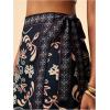 image:imageMAKEMECHIC Womens Summer Boho Wrap Mini Skirt Beach Vacation Short SkirtsBlack