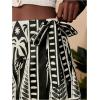 image:imageMAKEMECHIC Womens Summer Boho Wrap Mini Skirt Beach Vacation Short SkirtsBlack Boho