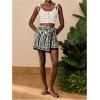 image:imageMAKEMECHIC Womens Summer Boho Wrap Mini Skirt Beach Vacation Short SkirtsBlack Boho