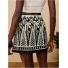 image:imageMAKEMECHIC Womens Summer Boho Wrap Mini Skirt Beach Vacation Short SkirtsBlack Boho