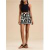 image:imageMAKEMECHIC Womens Summer Boho Wrap Mini Skirt Beach Vacation Short SkirtsBlue Tropical