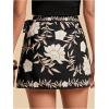 image:imageMAKEMECHIC Womens Summer Boho Wrap Mini Skirt Beach Vacation Short SkirtsFloral Black