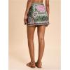 image:imageMAKEMECHIC Womens Summer Boho Wrap Mini Skirt Beach Vacation Short SkirtsGreen Floral