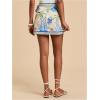 image:imageMAKEMECHIC Womens Summer Boho Wrap Mini Skirt Beach Vacation Short SkirtsYellow