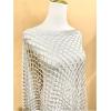 image:imageMakeMeChic Womens Boho Fringe Poncho Tops Crochet Hollow Out Tops Beach Swimsuit CoverupWhite