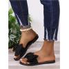 image:imageMakeMeChic Womens Bow Sandals Summer Beach Cute Flats Slides SlippersBlack