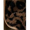 image:imageMakeMeChic Womens Cheetah Print Jackets Winter Faux Fur Coat Y2K Long Sleeve Button Down JacketsDeep Brown