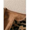 image:imageMakeMeChic Womens Cheetah Print Jackets Winter Faux Fur Coat Y2K Long Sleeve Button Down JacketsMulticolor