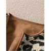 image:imageMakeMeChic Womens Cheetah Print Jackets Winter Faux Fur Coat Y2K Long Sleeve Button Down JacketsMulticolor B