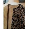 image:imageMakeMeChic Womens Cheetah Print Jackets Winter Faux Fur Coat Y2K Long Sleeve Button Down JacketsMulticolor C