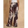 image:imageMakeMeChic Womens Cow Print Wide Leg Pants Low Waist Drawstring Baggy TrousersKhaki