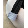 image:imageMakeMeChic Womens Cropped Sweater Collared Cable Knit Cardigan Button Down Long Sleeve Formal Preppy ClothesBlack
