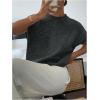 image:imageMakeMeChic Womens Floral Knitted Vest Top Sleeveless Pullover Sweater VestDark Grey