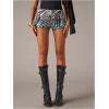 image:imageMakeMeChic Womens Glitter Sequin Micro Shorts Low Rise Straight Leg Party Y2K Mini ShortsMulticolor