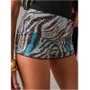 image:imageMakeMeChic Womens Glitter Sequin Micro Shorts Low Rise Straight Leg Party Y2K Mini ShortsMulticolor