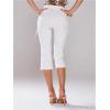 image:imageMakeMeChic Womens Going Out Capri Pants Sexy Y2K Lace Up Capri Pants High Waisted Skinny Stretchy PantsWhite