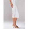 image:imageMakeMeChic Womens Going Out Capri Pants Sexy Y2K Lace Up Capri Pants High Waisted Skinny Stretchy PantsWhite