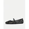 image:imageMakeMeChic Womens Lace Mesh Ballet Flats Shoes Square Closed Toe Shoes Breathable Summer FlatsBlack Dots