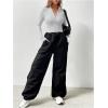 image:imageMakeMeChic Womens Long Sleeve Bodysuit Turtleneck Shapewear Half Zip Up Going Out Sexy TopsLight Grey