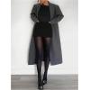 image:imageMakeMeChic Womens Mini Skirt with Shorts Underneath Work Office Bodycon Tweed SkirtsBlack