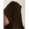 image:imageMakeMeChic Womens Open Back Sweater Tie Backless Long Sleeve Crew Neck Y2K Knit TopsDark Brown