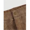 image:imageMakeMeChic Womens Plaid Dressy Pants Casual Wide Leg Pants Tweed High Waisted TrousersBrown