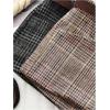image:imageMakeMeChic Womens Plaid Dressy Shorts Business Houndstooth Mini Shorts with BeltMulticolor