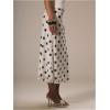 image:imageMakeMeChic Womens Polka Dots Midi Skirt Summer Mesh Flowy Long SkirtsWhite